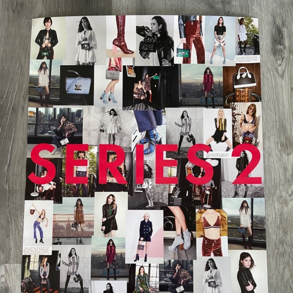 LOUIS VUITTON Fashion Poster Exhibition Series 2 2015 RTW Collection Travel Tags